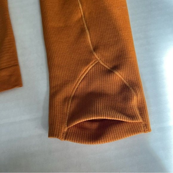 LuluLemon long sleeve swifty tech 2.0 race length orange size 10 - Picture 6 of 12